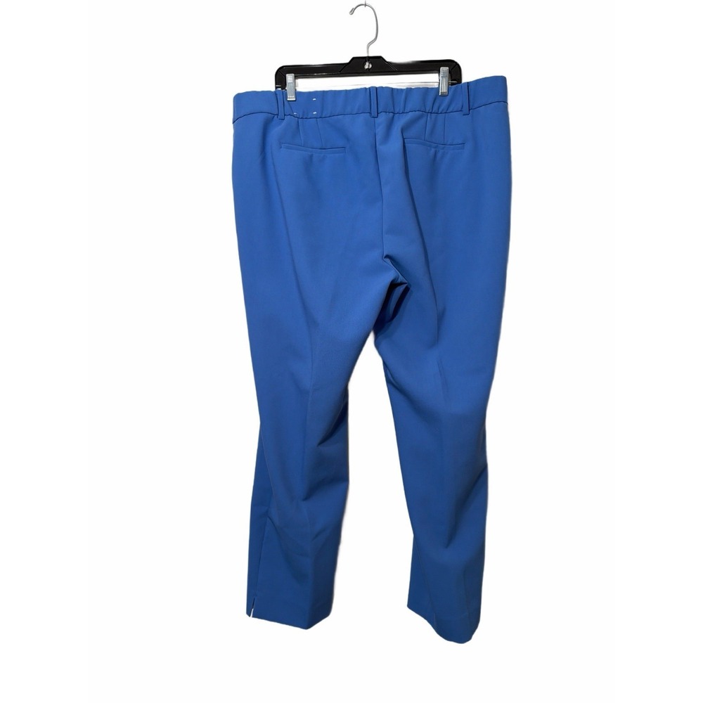 Talbots Hampshire Ankle Pants 18W Blue Career Wear NWOT - Picture 5 of 10